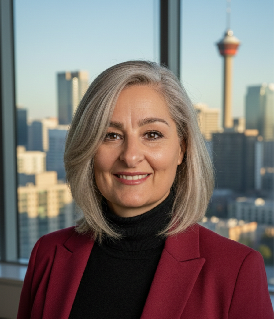 Christy, AI Visibility Specialist and Founder of AI Visibility YYC in Calgary".